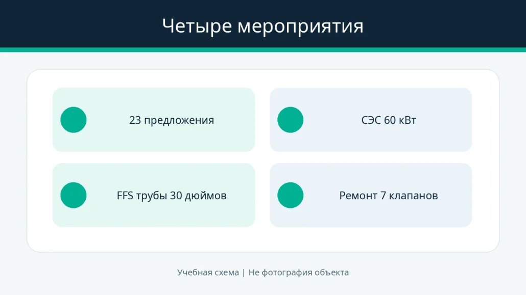 Четыре мероприятия