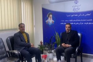 دیدار مدیرعامل کنترل گاز همدان با عباس صوفی نمای