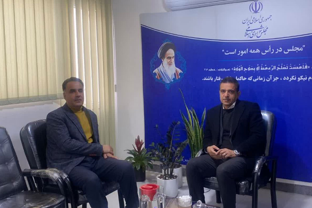 دیدار مدیرعامل کنترل گاز همدان با عباس صوفی نمای